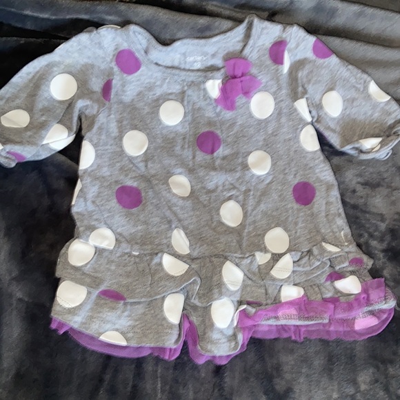 Carter’s grey and purple set - Picture 2 of 5